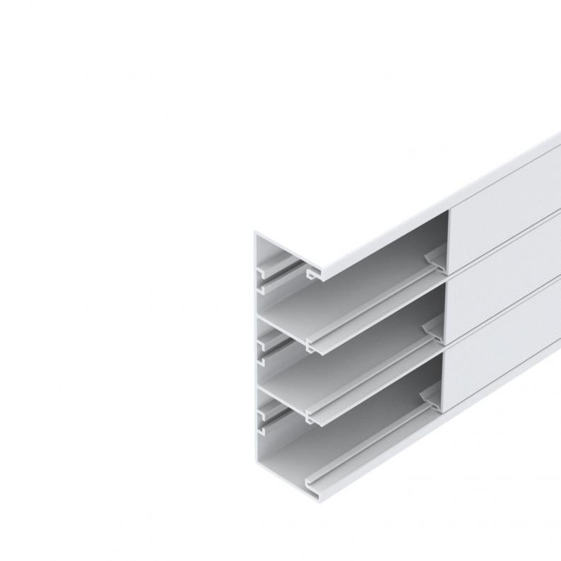 Rapid 45-2 device installation trunking, trunking width 160, trunking height 53