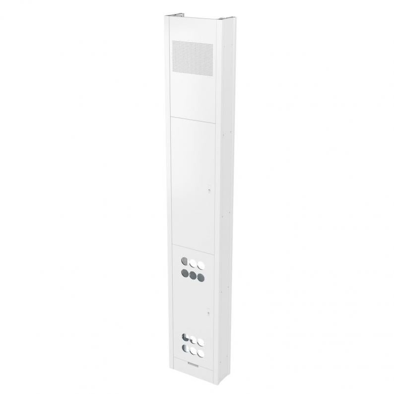 Media and communication pole for schools