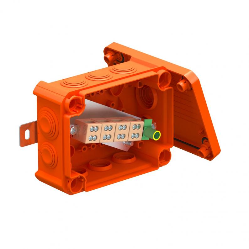 FireBox with plug-in seals, double terminals